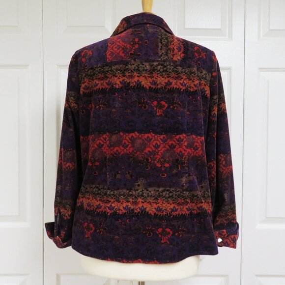 Christopher & Banks M Stretch Corduroy Fall Jacket - Picture 6 of 9